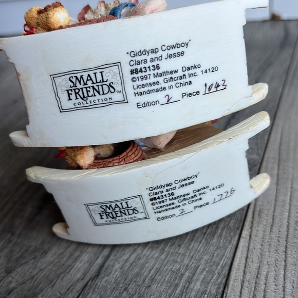 Small Friends collection, rocking horse, cowboy, Claire, and Jesse - Picture 4 of 7